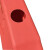 竹特 三孔水马护栏 注水围栏围挡隔离墩防撞桶塑料 市政施工护栏设施 130*70cm 5KG 红色 （企业定制）