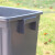 分类垃圾桶摇盖式大号室外咖啡色干湿垃圾桶塑料桶方形 120L加厚带轮上海分类(颜色备注