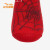 安踏儿童装男小童袜子2022年新款卡通舒适儿童袜子【蜘蛛侠】 红色-3 S