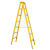 定制适用玻璃钢绝缘人字梯关节梯伸缩梯升降梯子电工梯折叠梯凳电 5.0米单梯