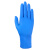 一次性手套加厚耐用乳胶餐饮厨房防护丁腈维修防水耐油耐磨 蓝色10只看质量纯丁腈材质 L