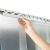 沸耐笙 FNS-31620 不透明软门帘PVC塑料隔断平面磨砂门帘 2.0mm厚2.7米高 8条