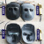 HKNA电焊面罩头戴式防烤脸焊帽电焊眼镜焊工轻便透气防护焊工面罩 新型灰色罩体灰色眼镜绑带
