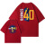 Supnba21勇士40号双面印花运动短袖篮球T恤夏季男女同款棉宽松潮牌衣服 勇士40号-白色 XS