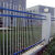 院子围栏锌钢护栏墙上护栏小区庭院围栏户外围栏学校防护栏阳台护 加厚1.2米高一套 蓝白色预埋