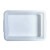 稳斯坦 W8 白色塑料盒子方盘 零件盒 周转箱筐物料盒元件盒分拣篮子 410*290*100mm