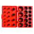 稳斯坦 W200 丁腈O型圈修理盒 油封组合垫气水阀门汽修垫圈 美标丁腈红盒一盒382PCS