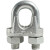 艾科堡 镀锌钢丝绳卡头M10（20个装）铁U型夹钢丝夹卡扣扎头锁扣 AKB-KT-11