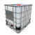 吨桶全新加厚塑料方桶1000L1吨 IBC集装桶500L化工桶储水桶柴油桶 全新白色1000L内胆