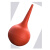 四叶心 洗耳球（2个装）实验用橡胶皮老虎吸耳球吹气球清洁球除尘工具 30ml