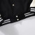 NASA BASE外套男秋冬季潮流美式大码棒球服青少年大学生帅气休闲飞行员夹克 黑色 5XL
