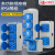 适用于多功能防水防爆插座盒工业塑料插座箱5孔10A 家用防水插座 AG塑料防水盒一位(五孔 10A)