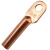 臻工品 铜鼻子电缆接头平方铜接线端子线鼻子紫铜端子 一个价 国标DT-400 