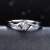 周六福珠宝 18K金钻石戒指女群镶四爪镶嵌求婚订婚钻戒 佳礼 T 10号