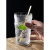 珍灶日式家用玻璃杯子果汁咖啡水杯荒石琉璃树皮磨砂冰川纹茶杯风 大号-冰纹杯 0ml 0只