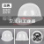 文枝适用于安全帽工地国标防摔工作帽带绳玻璃钢工程头盔定制lo 白色玻璃钢头盔