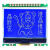 可带中文字库12864点阵液晶屏LCD显示屏液晶模块JLX12864G-086 黑底橙字 带086-PC33V
