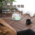 柚之艺户外院子塑木地板室外阳台地面拼接自铺花园露台庭院防腐木塑铺设 拼接地板直纹30x30咖啡色1片