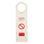 稳斯坦 WST5001 （5个）脚手架挂牌套装 安全锁具上锁安全警示停工检修禁止使用标示牌 白色挂牌