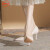 鞋柜（shoebox）达芙妮集团旗下软皮裸色高跟鞋女新款漆皮尖头性感细跟单鞋职业鞋 裸色[5CM] 40
