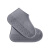 者也 防水鞋套 加厚硅胶高弹舒适防滑底纹可折叠 灰色 L码(40-45)