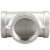 海斯迪克 304不锈钢内丝三通 内螺纹水暖接头分水器配件 DN15-1/2(2个起订) HKZ-31