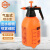金固牢 喷壶 气压式喷雾瓶 塑胶洒水壶 喷水壶清洁工具 橙红3L KBT-97