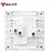 墙壁插座 86型面板暗装白色10A斜五孔G36Z223A插座10只装 单位件