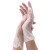 腾固 一次性PVC透明手套 工业加厚防水防护手套L码 12寸(1000只/箱)