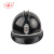 双安 MK002 升级款 ABS矿下作业安全帽 黑色（带灯架）