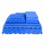 冰禹 塑料托盘长方形垫板仓库防潮网格拼接 600*300*30mm蓝色 bf-124