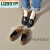 LQBGYP5228春季新款女单鞋粗跟中跟低跟小皮鞋豆豆鞋 米白色5公分跟高(宽胖脚拍大一号 34
