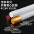 上海亚明T8玻璃灯管LED日光灯1.2m米长条圆形20W32W50W荧光灯单双 玻璃灯管T8-0.6米白光16W(双支