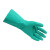 代尔塔DELTAPLUS201803丁腈防护手套耐磨抗刺防热金属加工制药石油化工业防护手套绿色9.5码1副