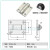 五金随意停可调扭矩铰链任意停阻尼合页迷你定位阻力悬停门铰 506不锈钢拉丝