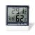 温度计湿度计时钟闹钟大屏温湿度计数字数显温度表办公测温计 HTC-2双温显示温湿度计 带1.5米