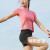 短袖夏季女半棉感运动休闲健身上衣跑步T恤女 豚草绿 XS