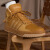 阿迪达斯ENTRAP休闲中高帮板鞋少年感复古篮球鞋男女adidas官方 土色 35.5 215mm