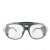 电焊眼镜焊工专用墨镜烧电焊神器防打眼防电弧强光护眼防紫外线男 透明眼镜（1个）