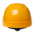 成楷科技（CK-Tech）CKT-NTC-4 国标ABS安全帽工地领导用 建工物业头盔 有透气孔 黄色