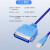 深蓝大道3.0 USB延长线2.0公对母3米USB转RS232串口线2.0USB税盘鼠标 Z110 USB转CN36(1284打印线）