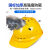 京仕蓝 加厚国标安全帽工地施工领导建筑工程头盔劳保定制电力印 橙色  四面ABS透气国标