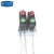 【高科美芯】 带固定架发光管 红 绿 发光管二极管3mm 电路板指示灯 （10套）