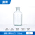 玻璃磨砂口广口试剂瓶大口小口棕色透明实验室化学试剂瓶取样定制 湘玻 透明小口125mL 1个