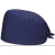 耀王医用手术帽棉质透气口腔护士工作帽纯色包头帽 藏蓝 可调节 