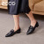 爱步（ECCO）单鞋女 新款法式小皮鞋舒适一脚蹬真皮乐福鞋 型塑214243 裸粉色21424301118(牛皮) 35