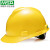 梅思安V-Gard安全帽 ABS/PE超爱戴一指健安全帽 建筑工地电力施工新国标安全帽 黄色（标准款） ABS-一指健