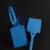 钢筋送检扎带 定制一次性大标牌钢筋绑扎带建筑材料送检二维码安全防护封条MYFS 蓝色