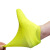 弹力防雨鞋套2双防滑加厚耐磨便携式鞋套 黄色2双 