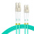 山泽(SAMZHE) 光纤跳线 工程电信级万兆LC-LC多模双芯OM4 低烟无卤环保光纤线 收发器尾纤 10米G4-LCLC10